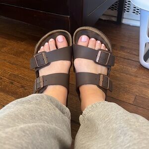 Brown Arizona Birkenstock Sandals